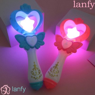 Lanfy ของเล่นแท่งไฟเรืองแสง กลางแจ้ง สําหรับเด็ก