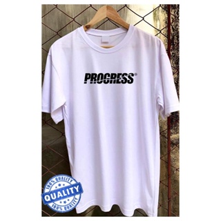 Progress เสื้อยืด คุณภาพสูง สําหรับผู้ชาย และผู้หญิง