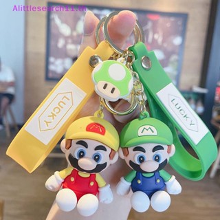 Alittlesearch11 ตุ๊กตาการ์ตูน Super Mario Game Mario bros Luigi Mushroom น่ารัก