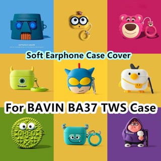 เคสหูฟัง แบบนิ่ม กันกระแทก ลายการ์ตูน สําหรับ BAVIN BA37 TWS BAVIN BA37 TWS