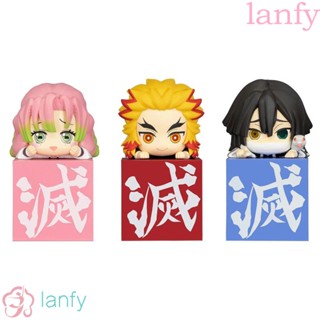 Lanfy ฟิกเกอร์ Demon Slayer Iguro Obanai Uzui Tengen Tokitou Muichirou Kanroji Mitsuri สําหรับเก็บสะสม