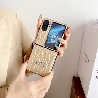 เคสโทรศัพท์มือถือหนัง ฝาพับ กันรอยขีดข่วน หรูหรา สําหรับ OPPO Find N2