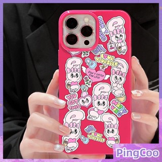 สำหรับ iPhone 11 เคส iPhone สีแดงมันวาว TPU เคสกันกระแทกป้องกันกล้องน่ารักการ์ตูนเส้นขยุกขยิกเข้ากันได้กับ iPhone 14 13 Pro max 12 Pro Max 11 xr xs max 7Plus 8Plus