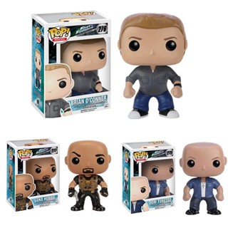 Funko POP ฟิกเกอร์ The Fast and The Furious 277 Luke Hobbs 275 House Toretto 276 Brian O Coner Articulado ของเล่น สําหรับเด็ก