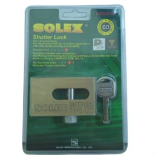 Super Lock SOLEXกุญแจคล้องประตูม้วนรุ่นCO(Shutter Lock)