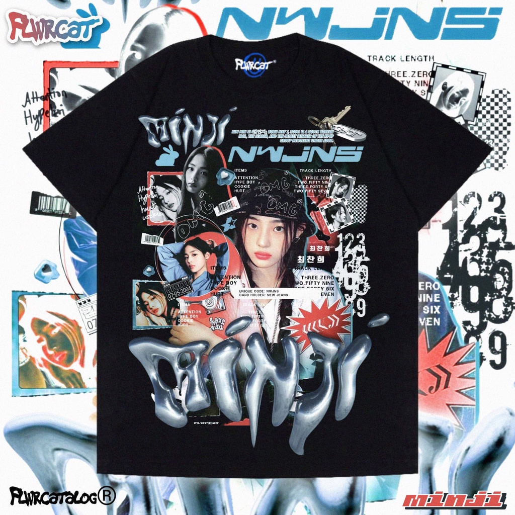 Newjeans/exman TEE/FLWRCAT
