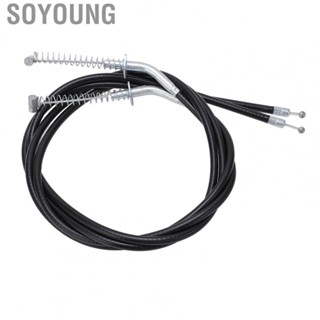 Soyoung ATV Brake Cable  Steel 2pcs Front Brake Line Abrasion Resistant  for GY6 125 150 200 250cc