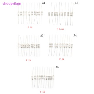 Vhdd หลอดแก้วฟิวส์ แกนฟิวส์ F1A 1.5A 2A 3A 5A 3.6x10 มม. 250V 10 ชิ้น TH