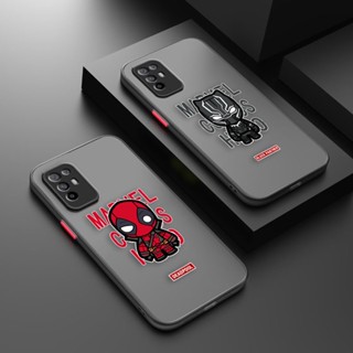 เคสโทรศัพท์มือถือ ผิวด้าน ลาย Deadpool Black Panther น่ารัก สําหรับ OPPO A76 A78 A83 A9 A91 A92 A93 A94 A31 A37 A39 A5 A53 A54 A55 A57 A59 A7 A71 A72 A73 A74 2020 5G