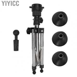 Yiyicc Wig Stand Tripod  Professional Aluminum Alloy Mannequin Head Stand Safe Support Adjustable with Suction Cup for Hair Salon for Hairdresser