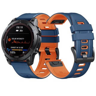 Garmin Quaitx 3 7X Tactix 7 Pro Delta สายรัด ปลดเร็ว 26 มม. ซิลิโคน กันน้ํา แบบนิ่ม