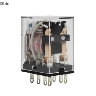 [Dhin] สวิตช์รีเลย์ไฟฟ้า พลังงานสูง 8Pin JQX-13F HH62P DPDT AC220V DC24V COD