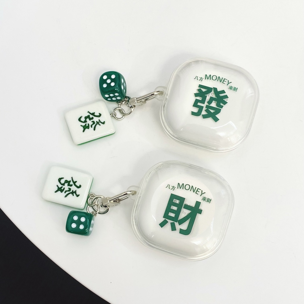 เคสโทรศัพท์มือถือ พลาสติกใส ลายน่ารัก สําหรับ Samsung Galaxy Buds Live 2 2Pro Pro FE Be Rich Live Pr