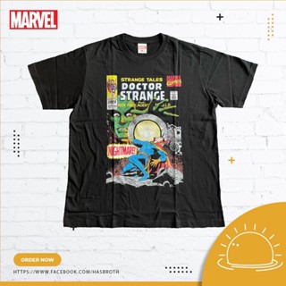 Marvel Comics T-Shirt Strange Tales - Doctor Strange size XL (Black) Cotton 100% แขนสั้น