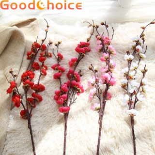 【Good】Artificial Plum Branch Craft Flower Blossom Japanese Office Tree Party【Ready Stock】