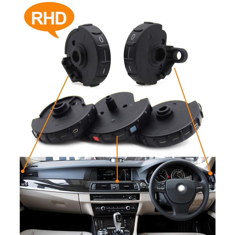 Rhd ชุดฝาครอบมือจับประตูรถยนต์ ภายใน สําหรับ BMW 5 Series F10 F11 F18 520i 523i 525i 528i 535i