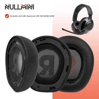 Nullmini แผ่นครอบหูฟัง แบบหนัง แบบเปลี่ยน สําหรับ JBL Quantum 200 300 Q200 Q300