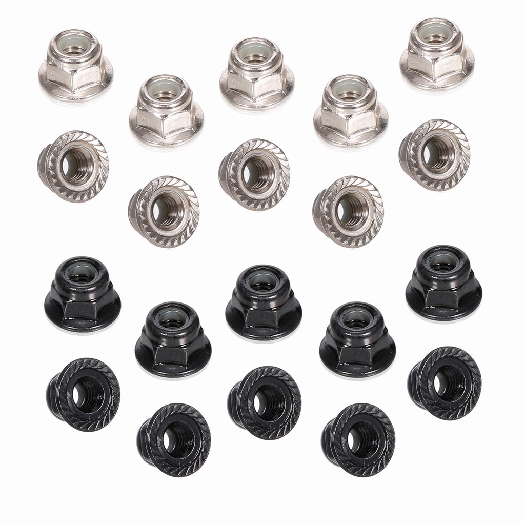 น็อตล็อคล้อ โลหะ M4 4 มม. 10 ชิ้น สําหรับรถบังคับ 1/10 Hsp Redcat Traxxas Tamiya Hpi Rc4wd Axial