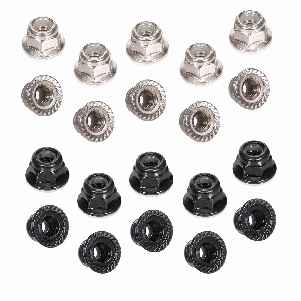 น็อตล็อคล้อ โลหะ M4 4 มม. 10 ชิ้น สําหรับรถบังคับ 1/10 Hsp Redcat Traxxas Tamiya Hpi Rc4wd Axial