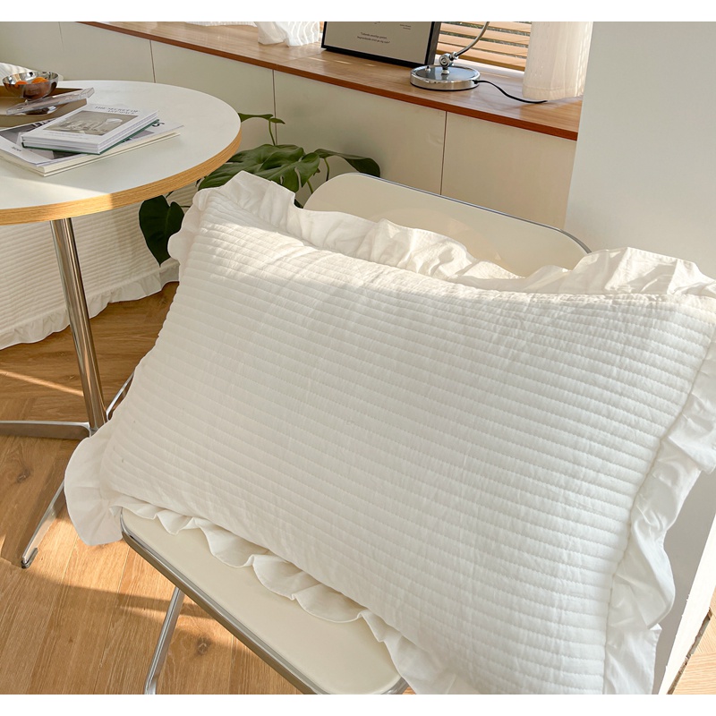 ปลอกหมอน ผ้าฝ้ายแท้ แบบหนา 48x74 ซม. สไตล์เกาหลี 40 ชิ้น