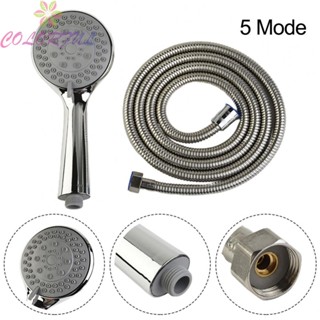 【COLORFUL】Shower Head Chrome Shower Hose Water Saving Brand New Bathroom Household