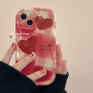 🌈Ready Stock🏆Compatible For Samsung A14 A13 A12 A53 A51 A52 A03 A04E A50 A30S A32 A34 A22 A23 A54 A24 A33 A30S 3D  Wave Love Phone Case Soft Protection Back Cover