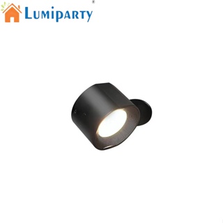 Lumiparty โคมไฟติดผนัง Led เรืองแสง ปรับความสว่างได้ ชาร์จ Usb รีโมตคอนโทรล ไฟอ่านหนังสือข้างเตียง