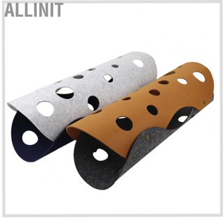 Allinit Felt  Tunnel Abrasion Resistant Interactive Collapsible Universal  Tunnel Tube Toy for Cats