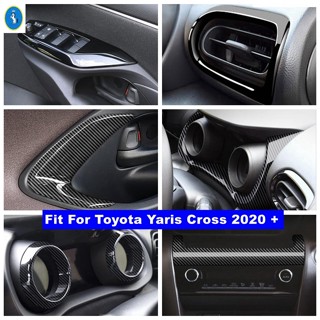 ฝาครอบช่องแอร์ คาร์บอนไฟเบอร์ สําหรับ Toyota Yaris Cross 2020-2022