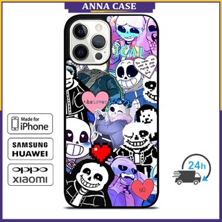 เคสโทรศัพท์มือถือ ลาย Undertales Sans สําหรับ iPhone 14 Pro Max 13 Pro Max Samsung Galaxy Note10+ S21Ultra