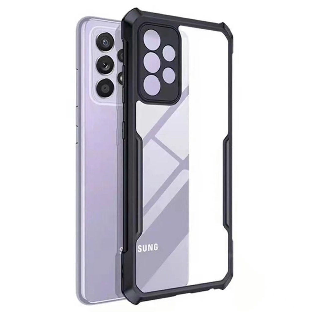 เคสโทรศัพท์ ซัมซุง เคสหลังใส Case SAMSUNG A14/A24/A34/A54/A13/A23/A33/A53/A73 เคสกันกระแทก ขอบนิ่มหลังแข็ง เคส PC+TPU