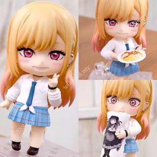 โมเดลฟิกเกอร์ My Dress-Up Darling Nendoroid 1935 Kitagawa Marin Change Face ของเล่นสําหรับเด็ก