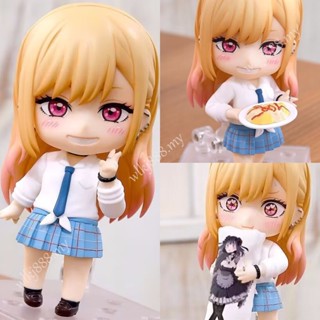 โมเดลฟิกเกอร์ My Dress-Up Darling Nendoroid 1935 Kitagawa Marin Change Face ของเล่นสําหรับเด็ก