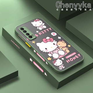 เคสโทรศัพท์ ซิลิโคนนิ่ม ใส กันกระแทก ลายการ์ตูนคิตตี้น่ารัก สําหรับ Huawei Y7A P Smart 2021