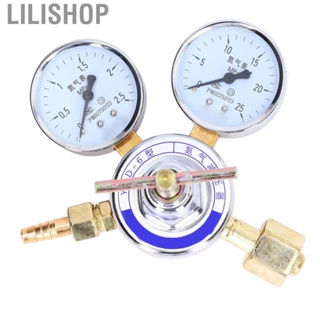 Lilishop Nitrogen Regulator Gauge Kit Pressure Reducing Valve Brass Inlet Outlet Meter JY