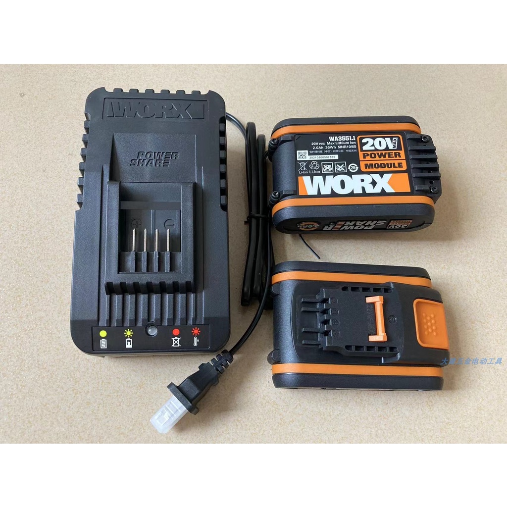 .WORX WORX 20V แบตเตอรี่ลิเธียม WA3553 WA3551 Original แบตเตอรี่ลิเธียม WA3880 Universal ขนาดใหญ่ความจุขนาดเล็ก Board