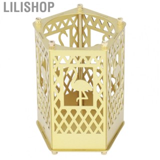 Lilishop Metal Pen Holder Surface Plating Pen Holder for Office for Home for School