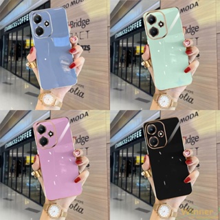 เคส infinix Hot 30i Hot 30 Hot 30 Play Hot 20 Hot 20i Hot 20 Play Hot 20s โทรศัพท์มือถือแบบนิ่ม ชุบไฟฟ้า กันกระแทก สีพื้น สําหรับ1ZB