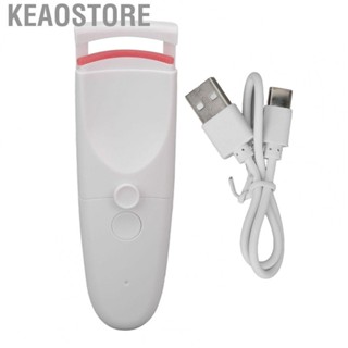 Keaostore 2 Levels Heated Lash Curler 30S Quick Heating 24 Hours Long Lasting Rechargeable for Daily for Makeup