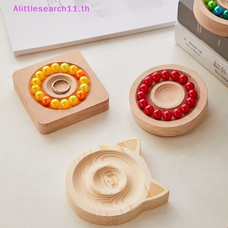 Alittlesearch11 ถาดไม้ อเนกประสงค์ สําหรับใส่เครื่องประดับ สร้อยข้อมือ กําไลข้อมือ ของขวัญวันเกิด TH