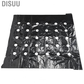 Disuu Thermal Insulation Perforated Mulch  Black PE High Tenacity Greenhouse Perforated Mulch Film  for Greenhouse