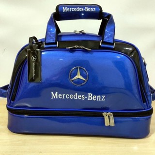 ใหม่ Benz Benz กระเป๋าสะพายไหล่ สะพายข้าง กันน้ํา แบบพกพา อุปกรณ์เดินทาง ชั้นรองเท้าอิสระ