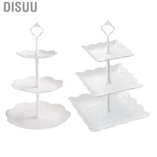 Disuu 3 Tier Serving Tray  Tower Structure 3 Tier Dessert Stand  for Living Room