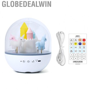 Globedealwin Carousel Projector Light  Beautiful Design Night Lamp Idea Present  for Home