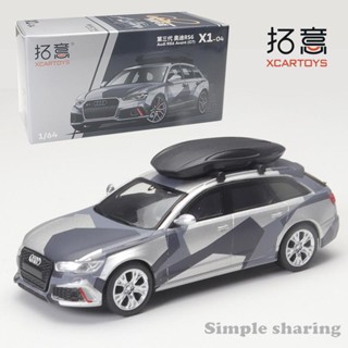 [BTF] Tuoyi XCARTOYS โมเดลรถยนต์อัลลอย 1/64 Audi RS6 Travel Edition R9JG