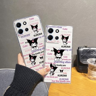 ใหม่ เคสโทรศัพท์มือถือแบบใส กันกระแทก ลายการ์ตูนภาษาอังกฤษ Kabi และ Kuromi น่ารัก สําหรับ Infinix NOTE 30 VIP X6710 NOTE 30 5G X6711 30 Pro X678B 30 4G 2023 NOTE30VIP NOTE30