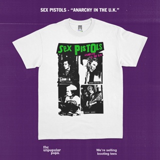 ร้อน 3 oversize T-shirt Kaos Band Sex Pistols - Anarchy in the UK Merchcons S-5XL