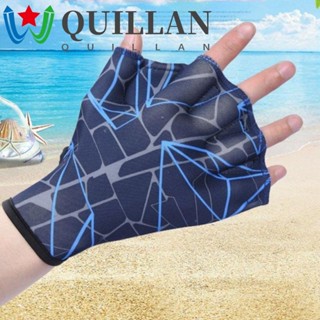 QUILLAN Webbed Gloves Snorkeling Adults Swimming Training Exercise Hand Paddles Dive Equipment Swimming Gloves