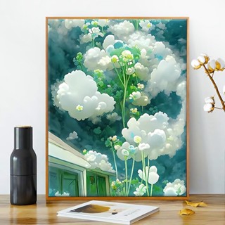 Nong Yang-30*40CM-ระบายสีตามตัวเลขดอกไม้-ภาพวาดตัวเลขบนผืนผ้าใบ-ภาพวาด DIY โดยตัวเลข-ภาพวาดสีน้ำมันโดยตัวเลข-ภาพวาดสีน้ำมัน-ภาพวาดด้วยตัวเลข-ภาพวาดโดยตัวเลข-ภาพวาดตามตัวเลข