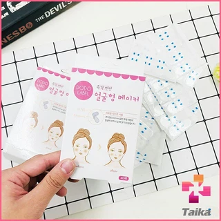 Taika สติกเกอร์หน้าเรียว 40 ชิ้น ยกกระชับใบหน้า ปรับรูปหน้า V-line ใช้ได้ทันที Face Slimming Stickers